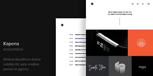 Kapena - Minimal Portfolio WordPress