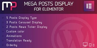 Mega Posts Display for