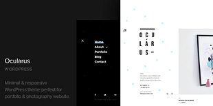 Ocularus - Minimal Photography WordPress