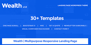 Wealth - Multi-Purpose Landing Page