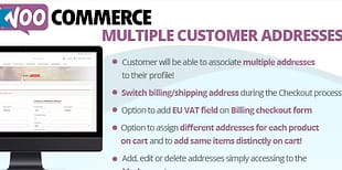 WooCommerce Multiple Customer Addresses