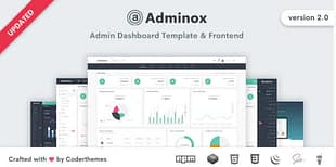 Adminox - Admin Dashboard & Frontend Template