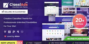 Classiads - Classified Ads WordPress Theme