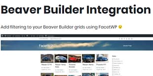 FacetWP - Beaver Builder Integration