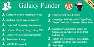 Galaxy Funder - WooCommerce Crowdfunding