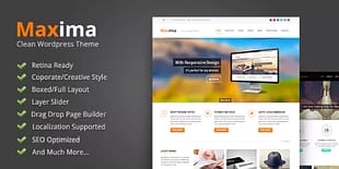 Maxima - Retina Ready WordPress