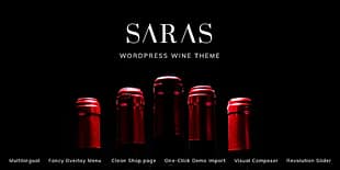 Saras - Wine WordPress Theme