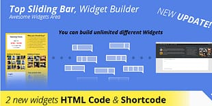 Top Sliding Bar - WordPress