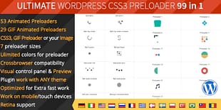 Ultimate WordPress Preloader - 99