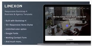 Linexon - Landing Page Template