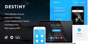 Destiny - Responsive Email + Themebuilder