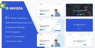 Invoza - Responsive Landing Page