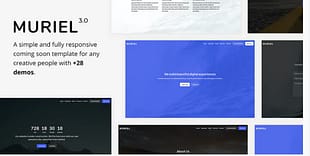 Muriel - Responsive Coming Soon