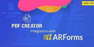 ARForms - PDF Creator Addon