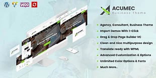 Acumec - Business Multipurpose WordPress
