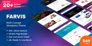 Farvis - Multipurpose WordPress Theme