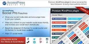 AccessPress Social PRO