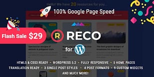 Reco - Minimal Theme for