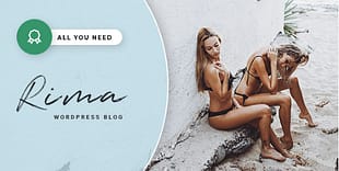 Rima - Personal Blog WordPress