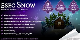 5sec Snow Christmas Joy Generator