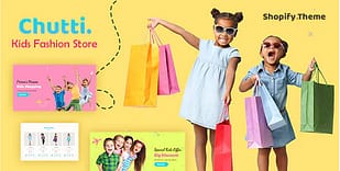 Chutti - Kids, Baby shop Shopify Theme