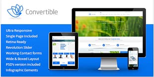 Convertible - Responsive HTML5 Template