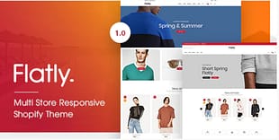 Flatly - Multi Store Responsive Shopify Theme