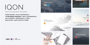 IQON - Fresh Coming Soon Template