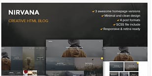 Nirvana Creative Blog Template