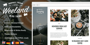 Weeland - Masonry Lifestyle WordPress