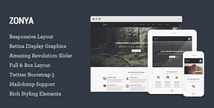 Zonya - Multipurpose Responsive HTML5 Template