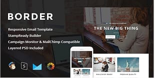 Border - Responsive Email + StampReady