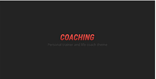 COACHING - Personal Trainer Template