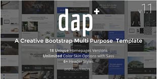 Dap - Creative MultiPurpose HTML