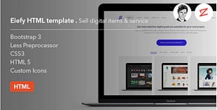 Eiefy: HTML Template for Selling