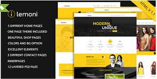 Lemoni - Multipurpose HTML