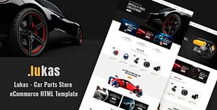 Lukas - Car Parts Store eCommerce HTML Template