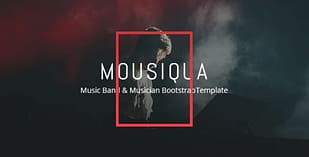 Mousiqua - Music Band Html