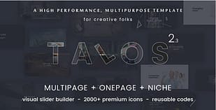 Talos - Creative Multipurpose HTML