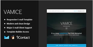 Vamice - Responsive Email + Themebuilder
