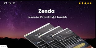 Zenda - Onepage HTML Landing