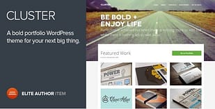 Cluster - A Bold Portfolio Wordpress Theme