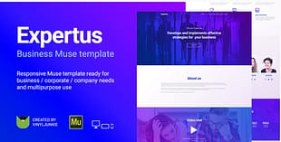 Expertus - Business / Corporate / Company Responsive Muse Template