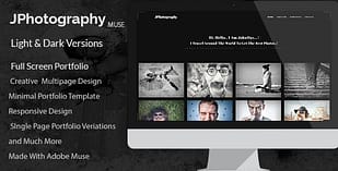 JPhotography - Minimal Photography Portfolio