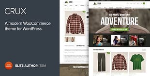Crux - A modern and lightweight WooCommerce theme