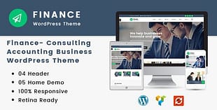 Finance Consulting Accounting WordPress Theme