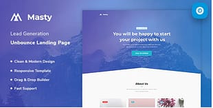 Masty - Lead Generation Unbounce