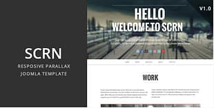 SCRN - Responsive Parallax Joomla