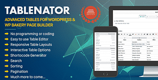 Tablenator - Advanced Tables for