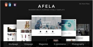 Afela - Flexible Multi-Purpose HTML5 Template